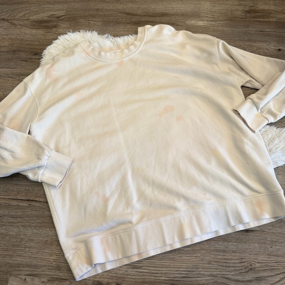 Lululemon Perfectly Oversized Crewneck Sweatshirt Wash RARE Pattern 12 Large - Picture 2 of 7